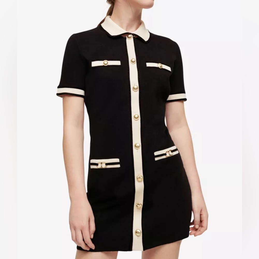 Maje Reveny wool blend dress
